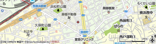 神奈川県横浜市西区浜松町2-5周辺の地図