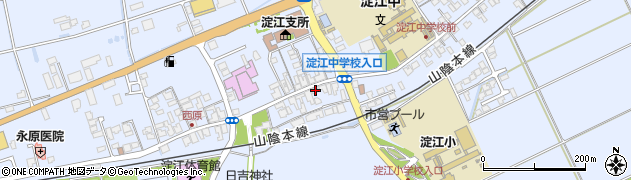 鳥取県米子市淀江町西原721周辺の地図