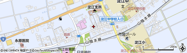 鳥取県米子市淀江町西原692周辺の地図