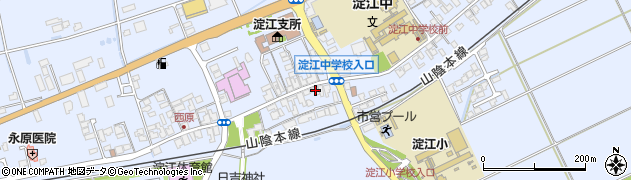 鳥取県米子市淀江町西原722周辺の地図