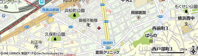 神奈川県横浜市西区浜松町2-8周辺の地図