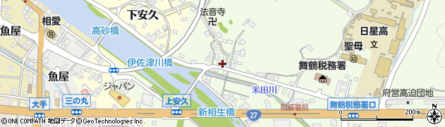 京都府舞鶴市上安久173周辺の地図