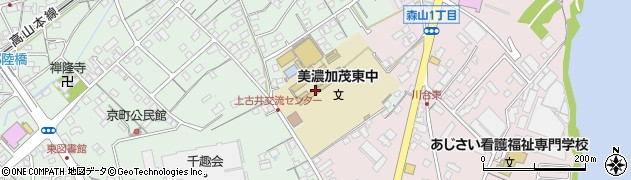 美濃加茂市立東中学校周辺の地図
