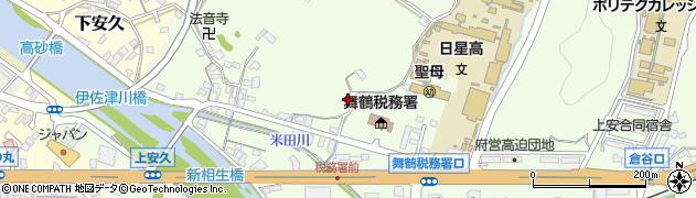 京都府舞鶴市上安久257周辺の地図