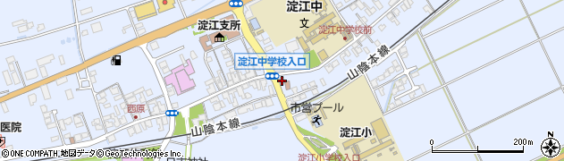 鳥取県米子市淀江町西原327周辺の地図