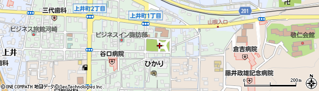 上井東公園周辺の地図