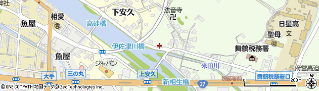 京都府舞鶴市上安久163周辺の地図