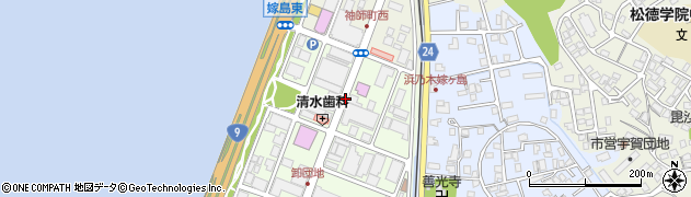 島根県松江市嫁島町周辺の地図