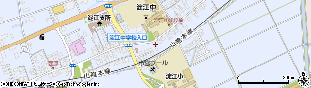 鳥取県米子市淀江町西原323周辺の地図