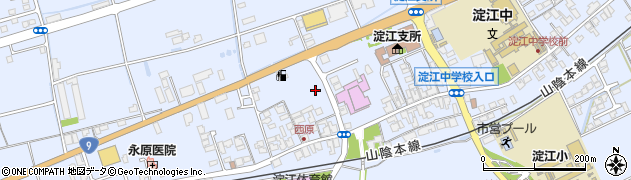 鳥取県米子市淀江町西原956-1周辺の地図