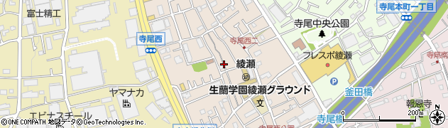 神奈川県綾瀬市寺尾西周辺の地図