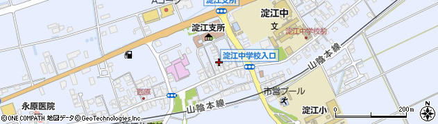 鳥取県米子市淀江町西原688周辺の地図