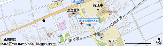 鳥取県米子市淀江町西原686周辺の地図