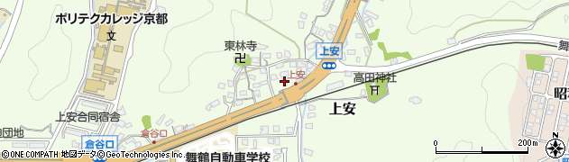 京都府舞鶴市上安761周辺の地図