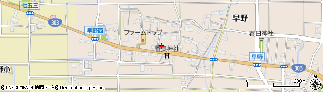 岐阜県本巣市早野380周辺の地図