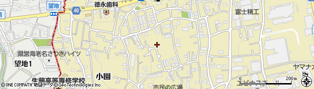 神奈川県綾瀬市小園周辺の地図
