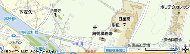 京都府舞鶴市上安久258周辺の地図