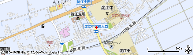 鳥取県米子市淀江町西原670周辺の地図