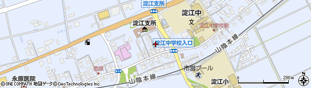鳥取県米子市淀江町西原687周辺の地図