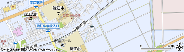 鳥取県米子市淀江町西原197周辺の地図