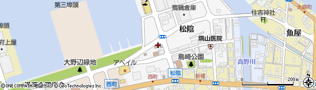 舞鶴税関支署通関担当周辺の地図