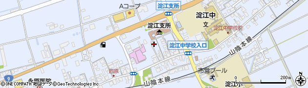 鳥取県米子市淀江町西原696周辺の地図