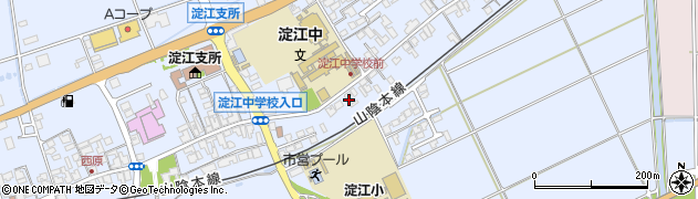 鳥取県米子市淀江町西原337周辺の地図