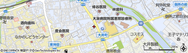 金太郎恵那中央通り店周辺の地図