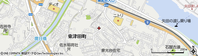 島根県松江市東津田町2168周辺の地図