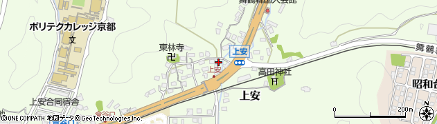 京都府舞鶴市上安855周辺の地図