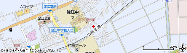 鳥取県米子市淀江町西原341周辺の地図