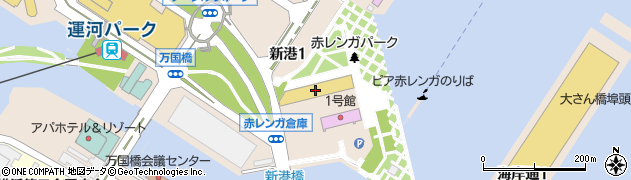 モーション・ブルー・ヨコハマ周辺の地図