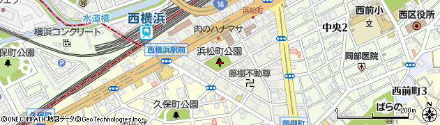 浜松町公園周辺の地図