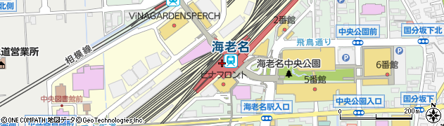 小田急フローリスト海老名店周辺の地図