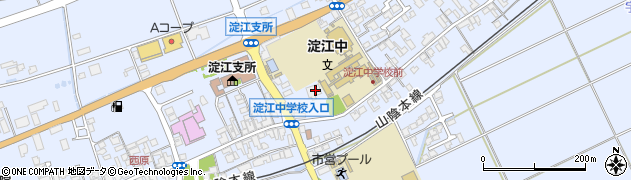 鳥取県米子市淀江町西原667周辺の地図