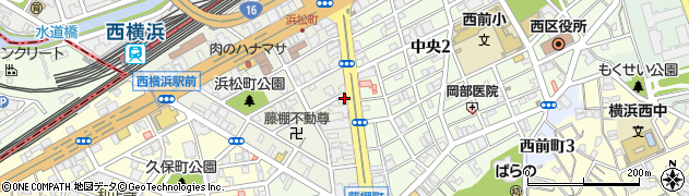 神奈川県横浜市西区浜松町2-22周辺の地図
