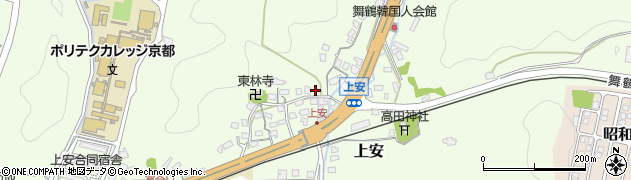 京都府舞鶴市上安850周辺の地図