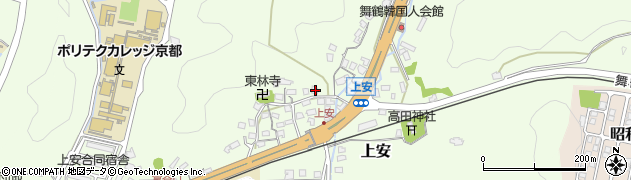 京都府舞鶴市上安846周辺の地図