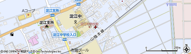 鳥取県米子市淀江町西原347周辺の地図
