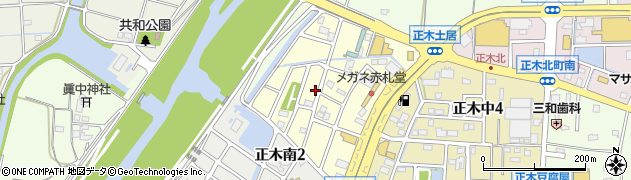 岐阜県岐阜市正木西町周辺の地図