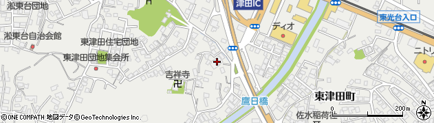 島根県松江市東津田町1357周辺の地図