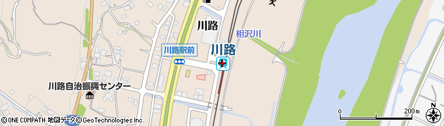 川路駅周辺の地図