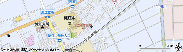 鳥取県米子市淀江町西原347-2周辺の地図