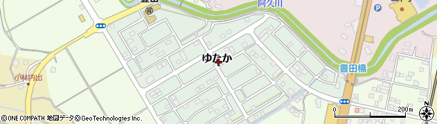 千葉県茂原市ゆたか周辺の地図