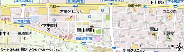 岐阜県岐阜市鷺山新町周辺の地図