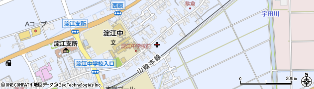 鳥取県米子市淀江町西原351周辺の地図