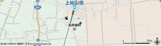 千葉県市原市山田602周辺の地図