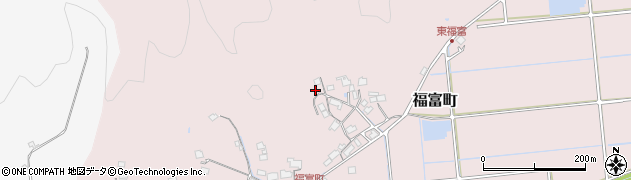 島根県松江市福富町周辺の地図