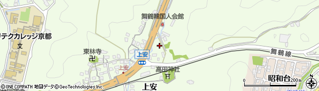 京都府舞鶴市上安1323周辺の地図