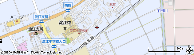 鳥取県米子市淀江町西原358周辺の地図